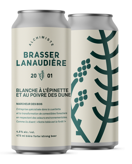 Image sur Brasser Lanaudière - Blanche à l'épinette et au poivre des dunes